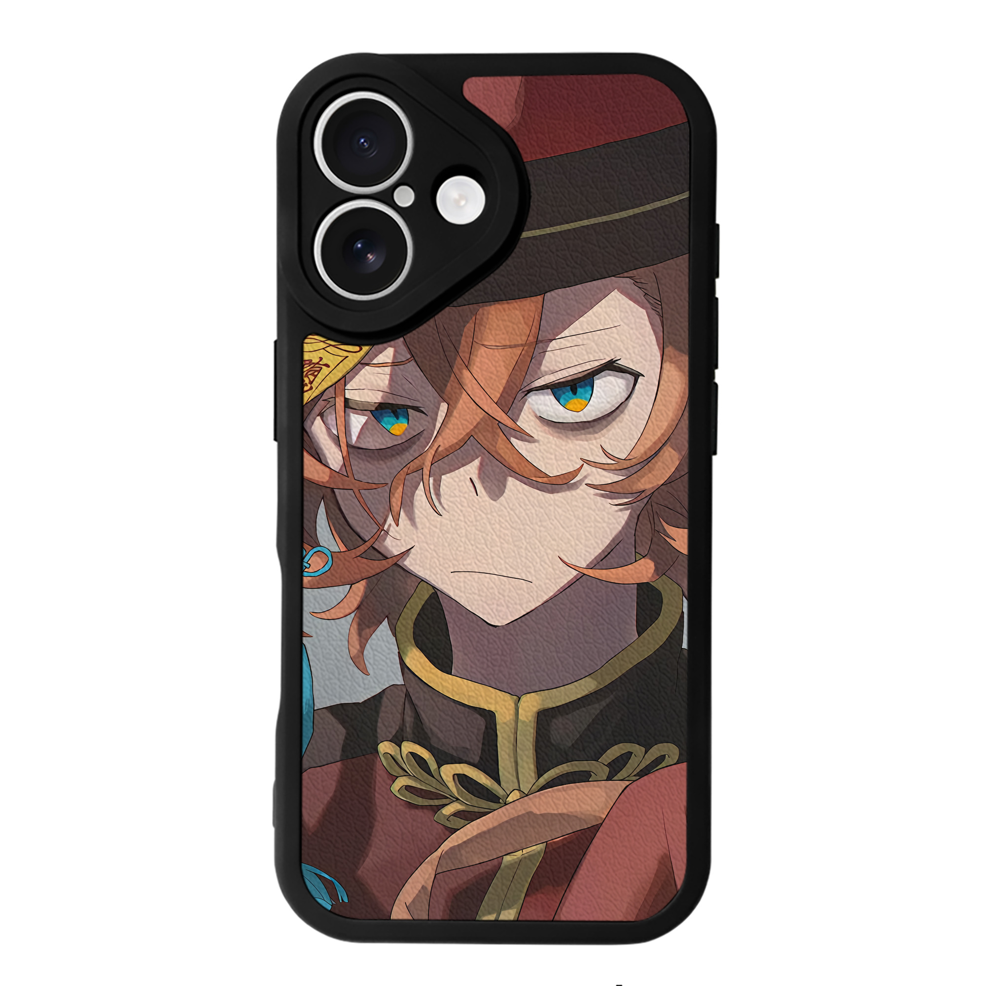（画像用） 文豪ストレイドッグス Bungo Stray Dogs 【iPhone 16シリーズ対応】シリコンスマホケース（レザー調） 材質：シリコン